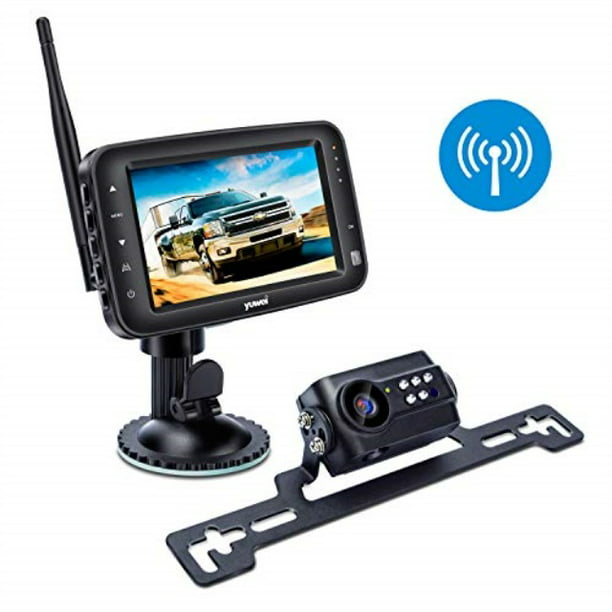 IP69 Waterproof Car License Plate Frame Camera for Cars,Trucks,SUVs Pickups,Vans LK08 LeeKooLuu WiFi Digital Wireless Backup Camera for iPhone/Android 